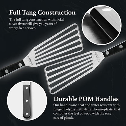 Lamson 3" x 6" Chef's Slotted Turner - Image 5
