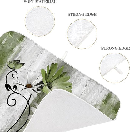 Floral Dish Drying Mat 18x24 Inches - Image 7