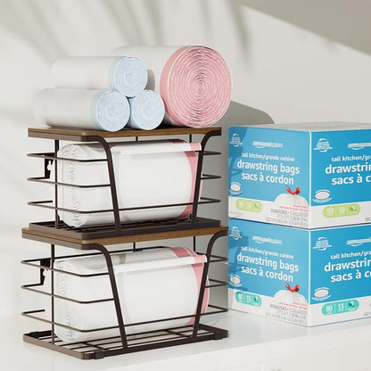 Extra Large 2 Pack Stackable Storage Pantry Organizers and Storage, Wall Mount - Image 7