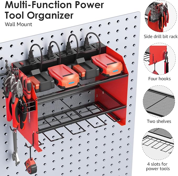 CCCEI Set Power Tool Organizer Wall Mount - Image 5