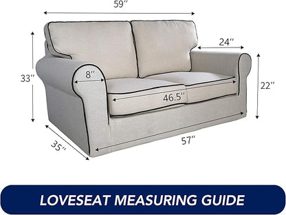 PureFit Reversible Quilted Sofa Cover, Water Resistant Slipcover Furniture - Image 6