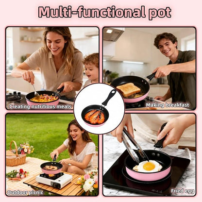4.7 Inch Mini Frying Pan, Flat Bottom Design - Image 5