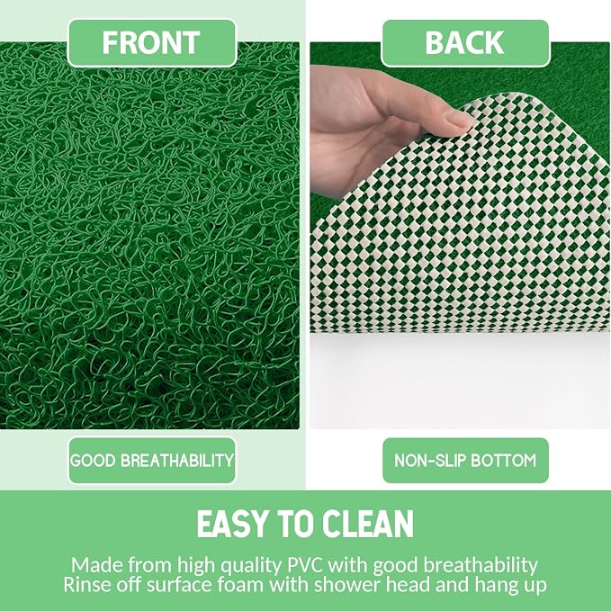 Non-Slip Bathtub Mat, 2 Pack Anti Slip Shower Mat, Fast Drying Bathtub Mats - Image 4