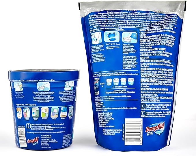 Damp Rid Refillable Moisture Absorber, Includes Single Damp Rid Lavender - Image 2