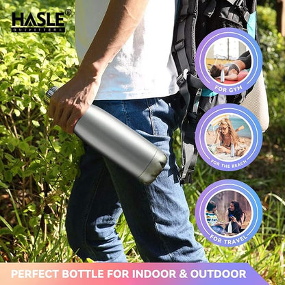 HASLE OUTFITTERS 17oz Stainless Steel Water Bottles Bulk, Vacuum Insulated - Image 6