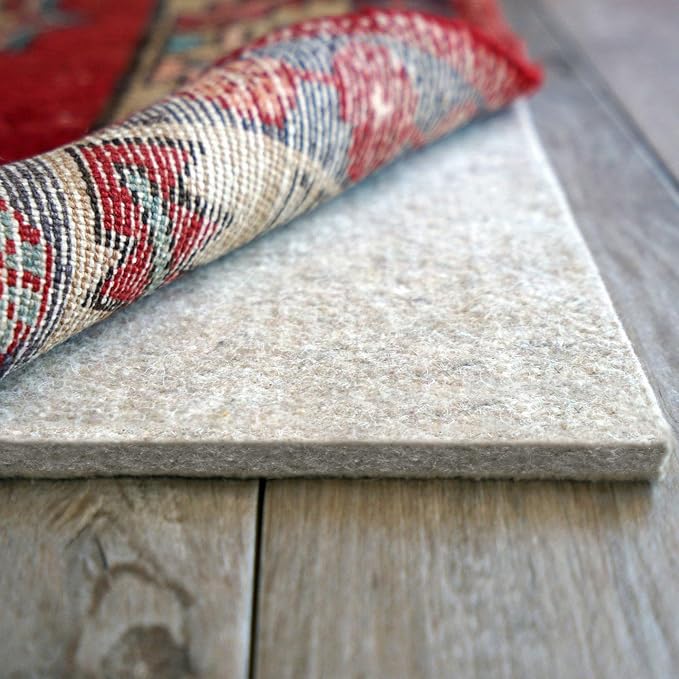 RUGPADUSA - Eco-Plush - 11' Square - 3/8" Thick - 100% Felt - Extra Cushioned by RugPadUSA