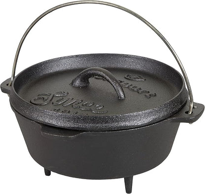 Stansport Pre-Seasoned Cast Iron Dutch Oven by Stansport