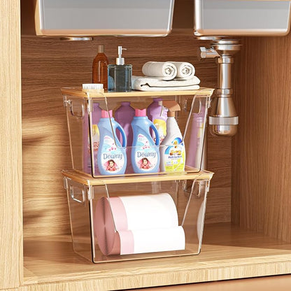 1 Pack Stackable Storage Trash Bag Holder - Image 3
