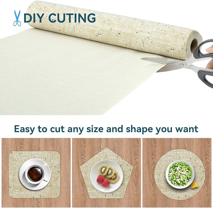 Non Adhesive Shelf Liner 20 Inch x 30 Feet Kitchen Cabinet Liner, Anti-Slip - Image 4