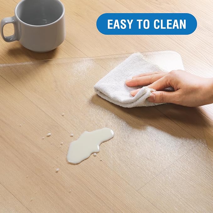 Clear Chair Mat, Easy Glide Desk Mat - Image 6
