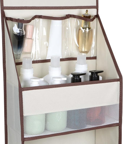 Univivi 6-Shelf Over Door Hanging Organizer Fabric Baby Door Storage - Image 2