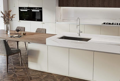 TORVA 32-Inch Undermount Kitchen Sink, Premium 304 Stainless Steel Bar Sink - 10 Inches Deep Basin Single Bowl Sink