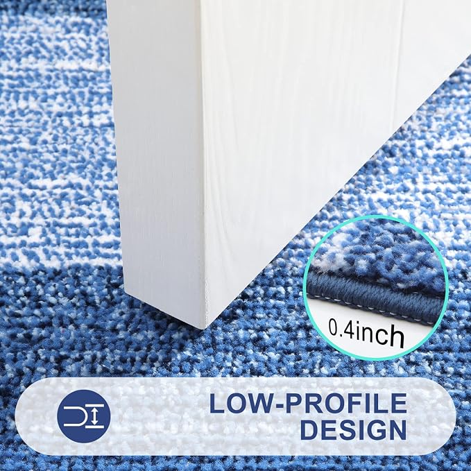 Kitinjoy Indoor Outdoor Door Mat, 40x32 Non-Slip Absorbent Dirt Trapper - Image 4