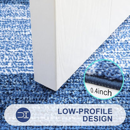 Kitinjoy Indoor Outdoor Door Mat, 59x36 Non-Slip Absorbent Dirt Trapper - Image 4