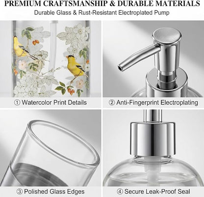 Topadorn 17oz Glass Soap Dispenser - Image 4