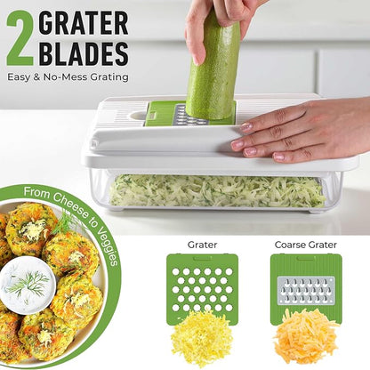 Mueller Vegetable Chopper, Mandoline Slicer, Food Veggie Chopper, Cheese Grater - Image 6