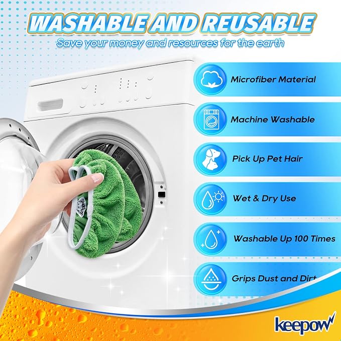 KEEPOW Reusable Wet Pads Refills Compatible - Image 4