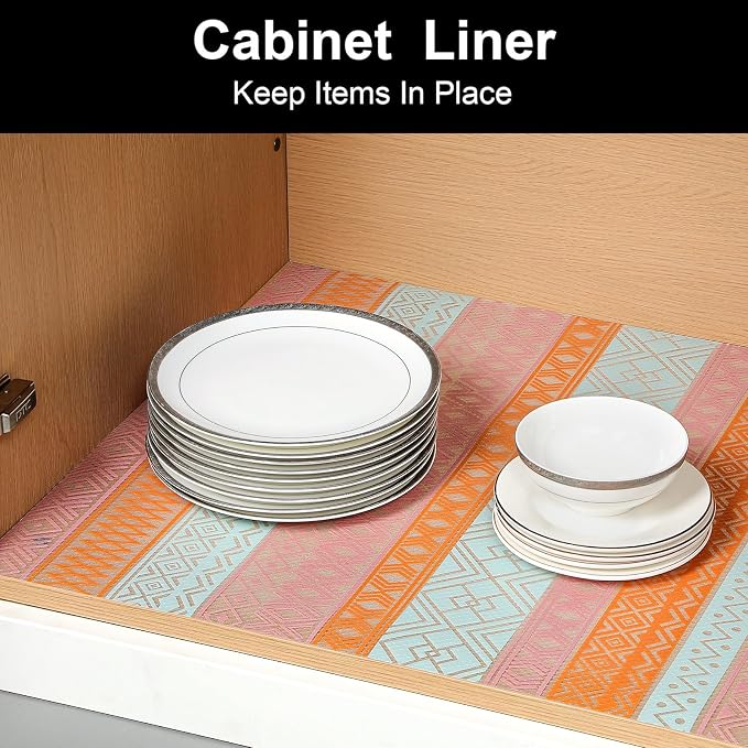 Cooyes Drawer and Shelf Liner, Non-Adhesive Shelf Liners - Image 4
