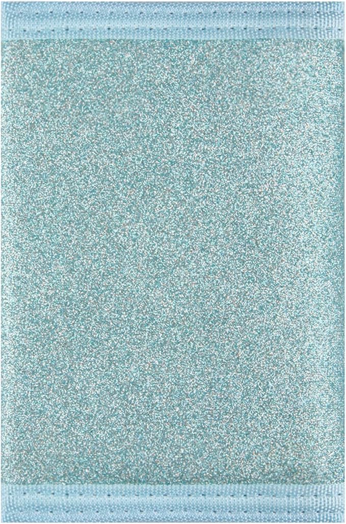 NEICY RFID Blocking Canvas Wallet for Men and Women - Camo Trifold Outdoor Sports Wallets with Magic Sticker for Teen Kids (Blue Bling)