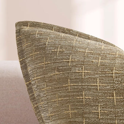ZWJD Pillow Covers 16x16 Set of 2 Soft Polyester Textured Pillow Covers - Image 2