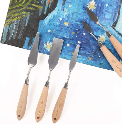 CONDA 11 Piece Stainless Steel Spatula Palette Knife Professional Palette Knife - Image 8