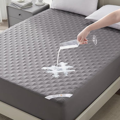 BEDLORE Waterproof Mattress Protector, Noiseless Queen Size Mattress Pad by Bedlore