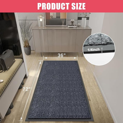 Kuyal Front Door Mat, Commercial Floor Mats Inside Outside Entrance, Heavy Duty - Image 3