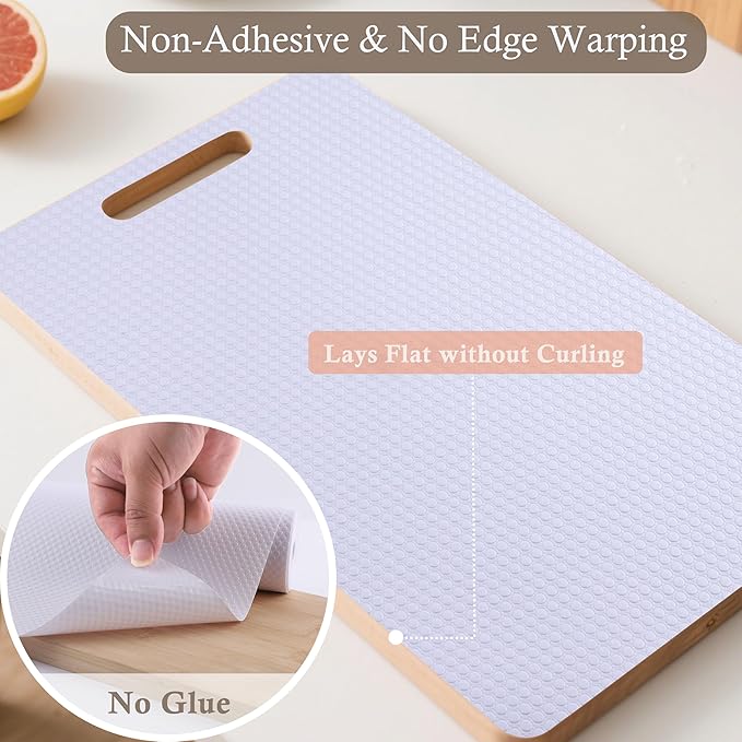 Shelf Liner for Kitchen Cabinet 18 Inch Wide X 20 Ft Non-Slip Drawer Mat - Image 5
