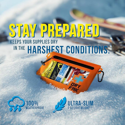 EVERLIT Ultralight Waterproof First Aid Kit, Boat First Aid Kit, Marine Medical Kit for Boating, Kayak, Backpacking, Hiking, Camping, Emergency Kit (Grey)