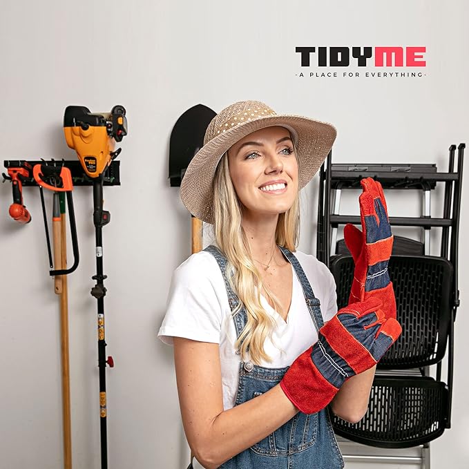 Garage Wall Organizer | 96" Heavy-Duty Tool Storage Rack | Adjustable - Image 5