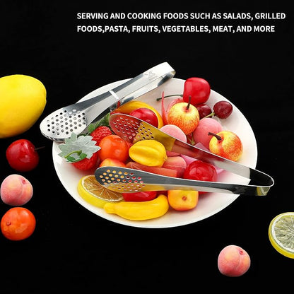 MSY BIGSUNNY 7inch Food Serving Tongs Stainless Steel Buffet Tongs - Image 5