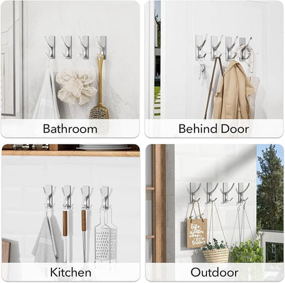 Self-Adhesive Coat Hooks for Hanging - Image 7