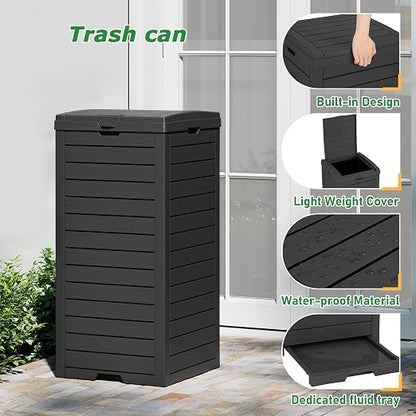 NUNU LAB 31 Gal Outdoor Trash Can - Image 5