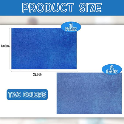 4 Pack Extra Large Microfiber Cleaning Cloths 20"x30", Lint-Free Reusable Towels - Image 2