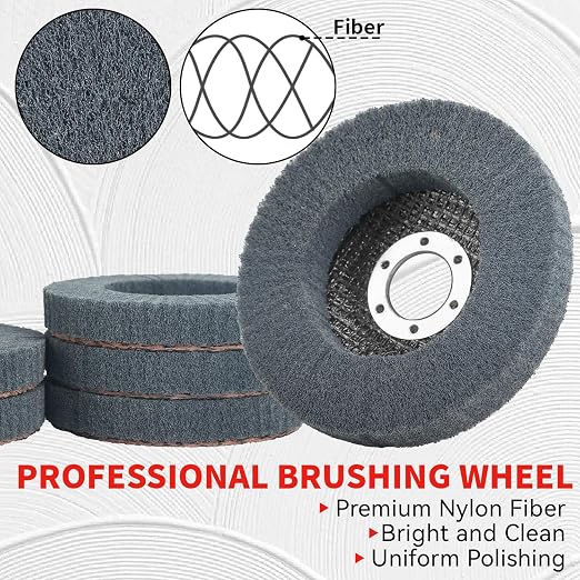 10Pcs 320 & 600 Grit Scour Flap Disc 4 1/2 Inch Angle Grinder Attachment - Image 6