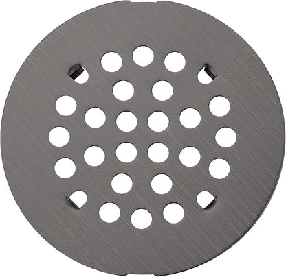 rrajj 4-1/4 Inch Round Snap-in Shower Floor Drain Cover Replacement Cover by RRAJJ