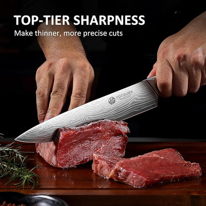 YOTSUBA 9 Inch Japanese Chef Knife, Razor Sharp Professional Kitchen Knife - Image 5