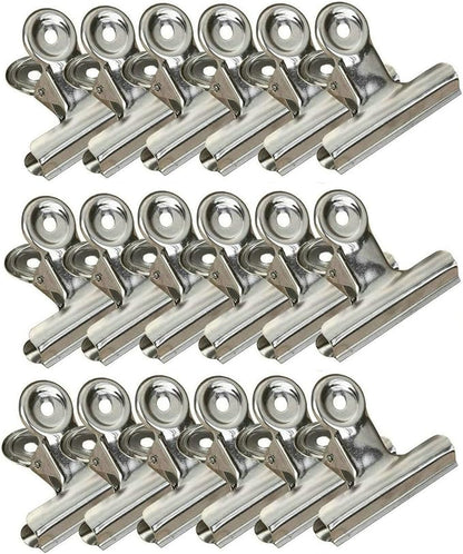 18 Pack Stainless Steel Chip Bag Clips Heavy Duty Food Bags Clamp Clips by Jxystore