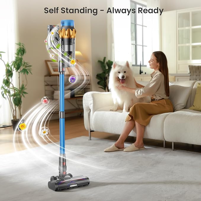 Cordless Vacuum Cleaner, 580W 48KPA 70 Mins Vacuum Cleaners - Image 3