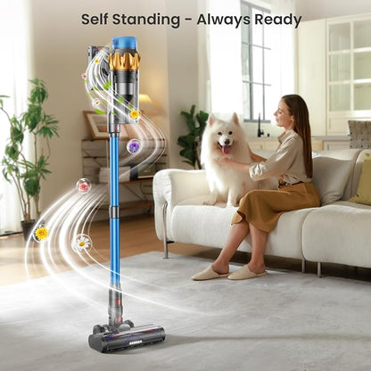 Cordless Vacuum Cleaner, 580W 48KPA 70Mins Vacuum Cleaners - Image 4