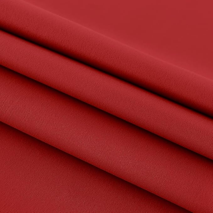 DWCN French Door Curtains – Rod Pocket Thermal Blackout Curtain - Image 5
