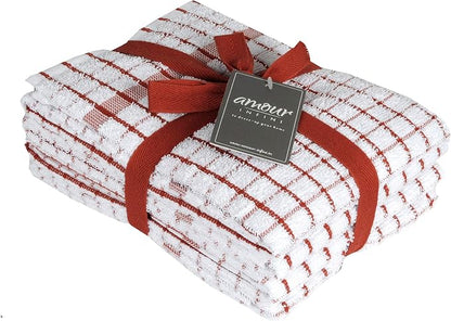 AMOUR INFINI Kitchen Towels Set of 4 by AmourInfini