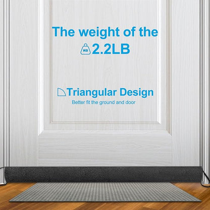 QUOLIX Triangle Under-Door Draft Stopper, 36 Inch Noise Blocker, Weighted - Image 6
