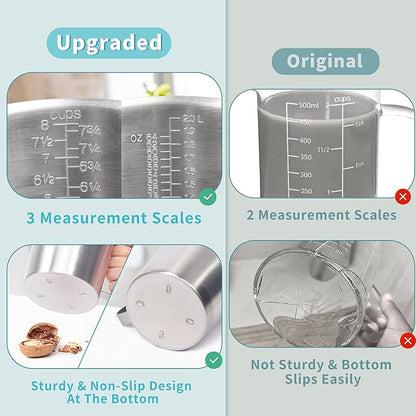 Measuring Cup, Newness Stainless Steel Measuring Cup - Image 3