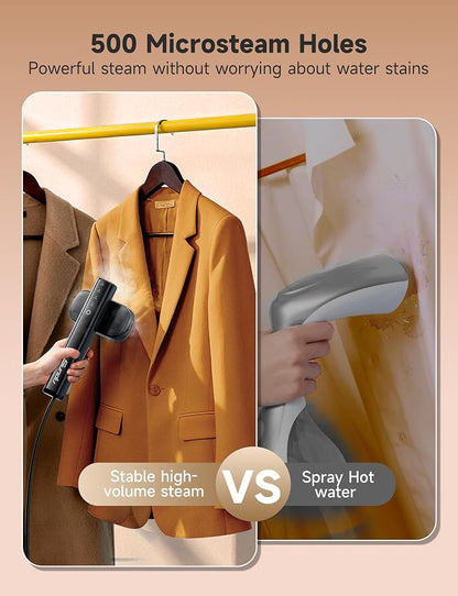 Travel Steamer for Clothes, Portable Handheld Design, Clothing Wrinkles Remover - Image 5