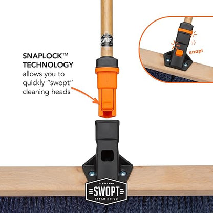 SWOPT 24” Premium Multi-Surface Push Broom Head — Cleaning Head Interchangeable - Image 10