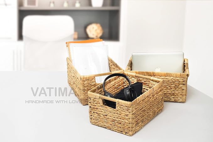 Large Wicker Basket Rectangular - Image 4