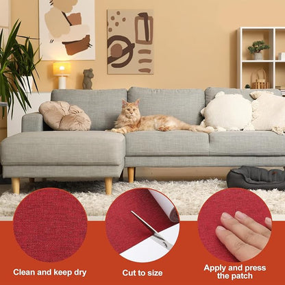 PATIKIL 70x6.2 Inch Linen Repair Tape, Repair Fabric Patch Self Adhesive Couch - Image 3
