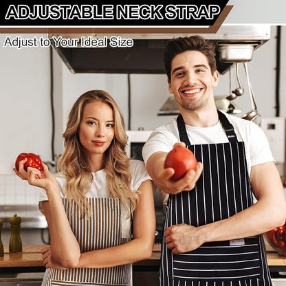 Janmercy 24 Pcs Aprons for Women Men - Image 3