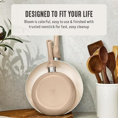 GreenLife 2-Piece Nonstick Frying Pan Set, 8” & 10” Skillets, Non-Toxic Ceramic - Image 3